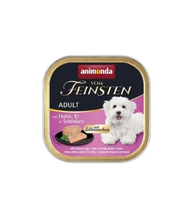 Animonda Vom Feinsten dog ADULT kura, vajce a šunka bal. 11 x 150 g